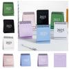 Creative Mini Desk Calendar Simple Monthly Planner Gift Standing Flip Calendar  Office Ornaments