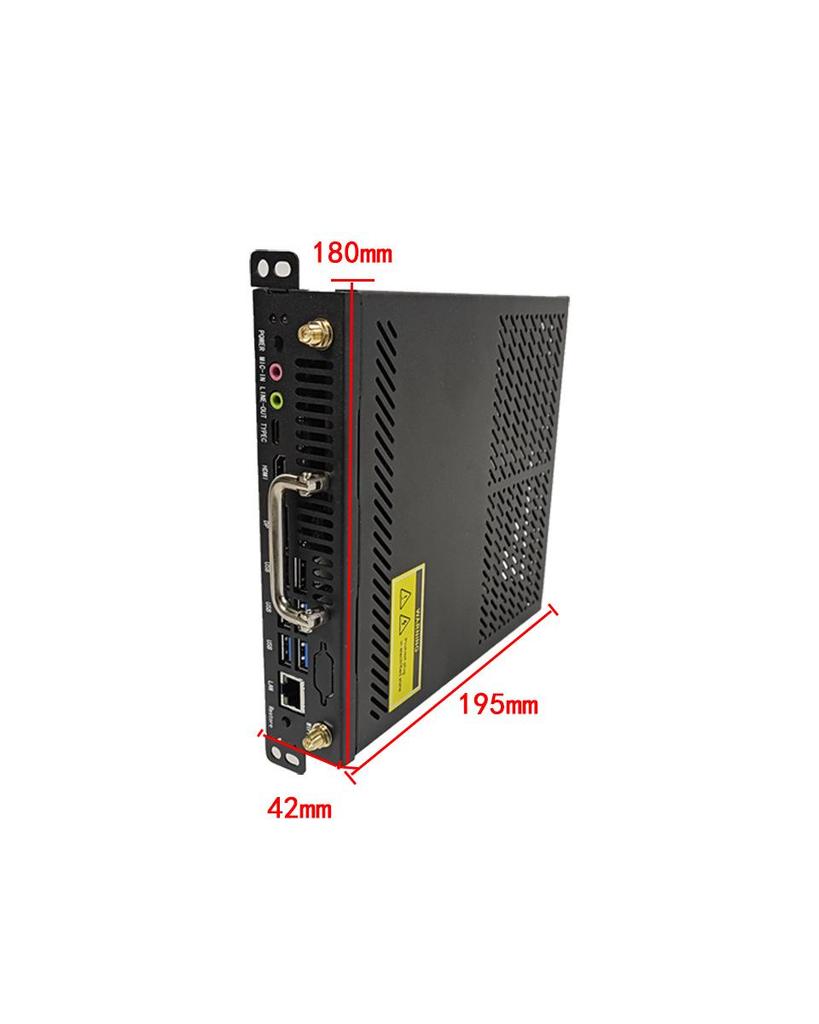 i7 Mini PC with RTX 4060 for 3D Design & AI Computing, Perfect for Office and Home.