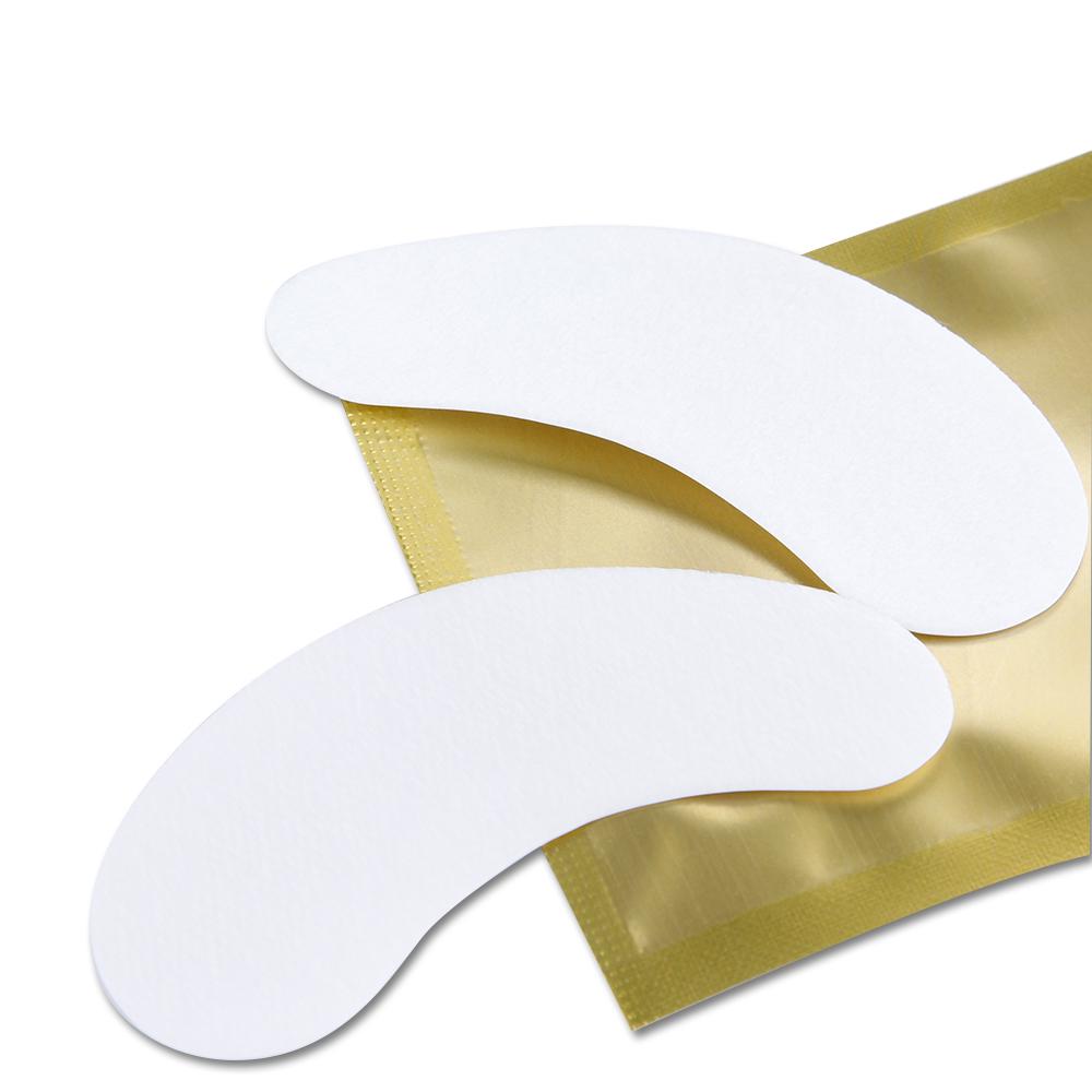 50 Pairs Eye Pads Pillows Eyelash Extension Disposable Eye Tips Paper Patches Set Eyelashes Sticker