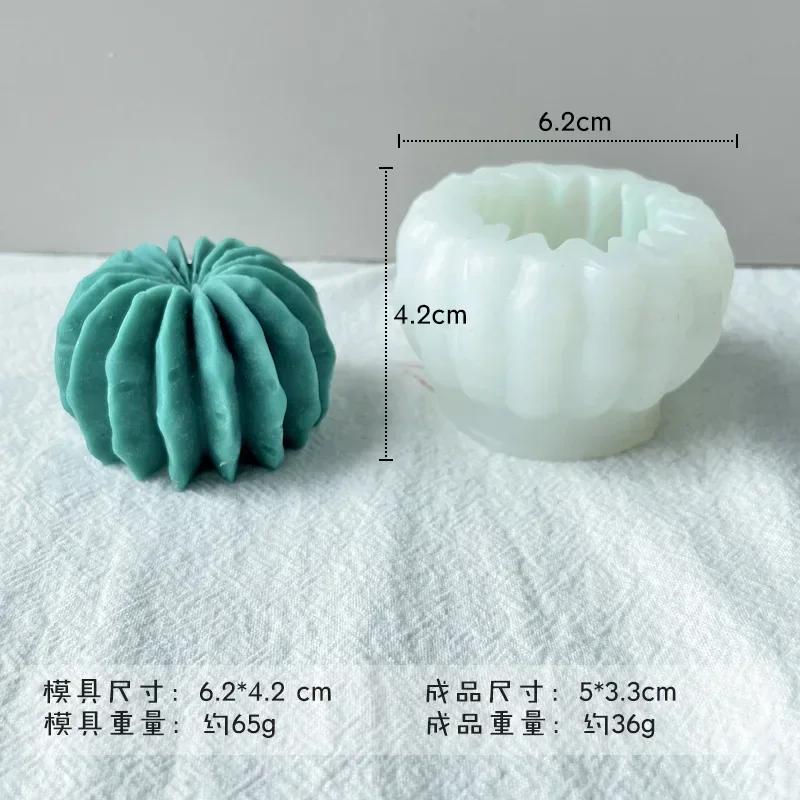 3D kaktusová vonná svíčka Silikonová forma DIY simulace sukulentní ozdoby Silikonová forma Nářadí na výrobu omítek Domácí dekorace