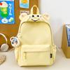 Schoolbag1011 new ins trendy solid color simple and versatile large capacity middle school students students travel backpack