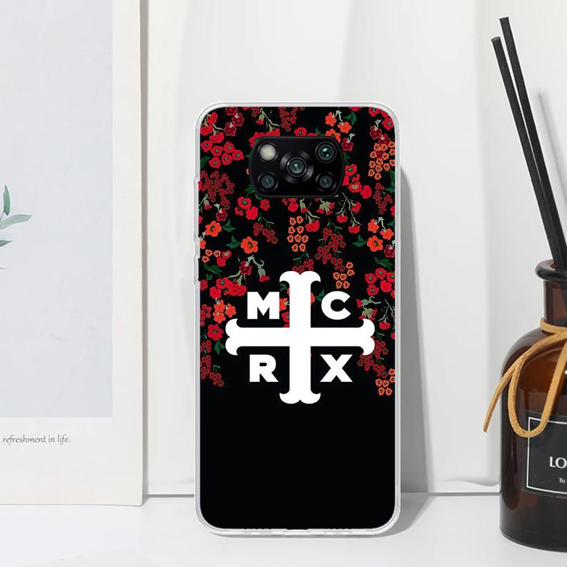 My Chemical Romance MCR Phone Case For Xiaomi Poco X7 X6 X5 M7 M8 Pro F7 Ultra Redmi 15C 15 13C 13 12C 12 10 10C 10A Art Fundas