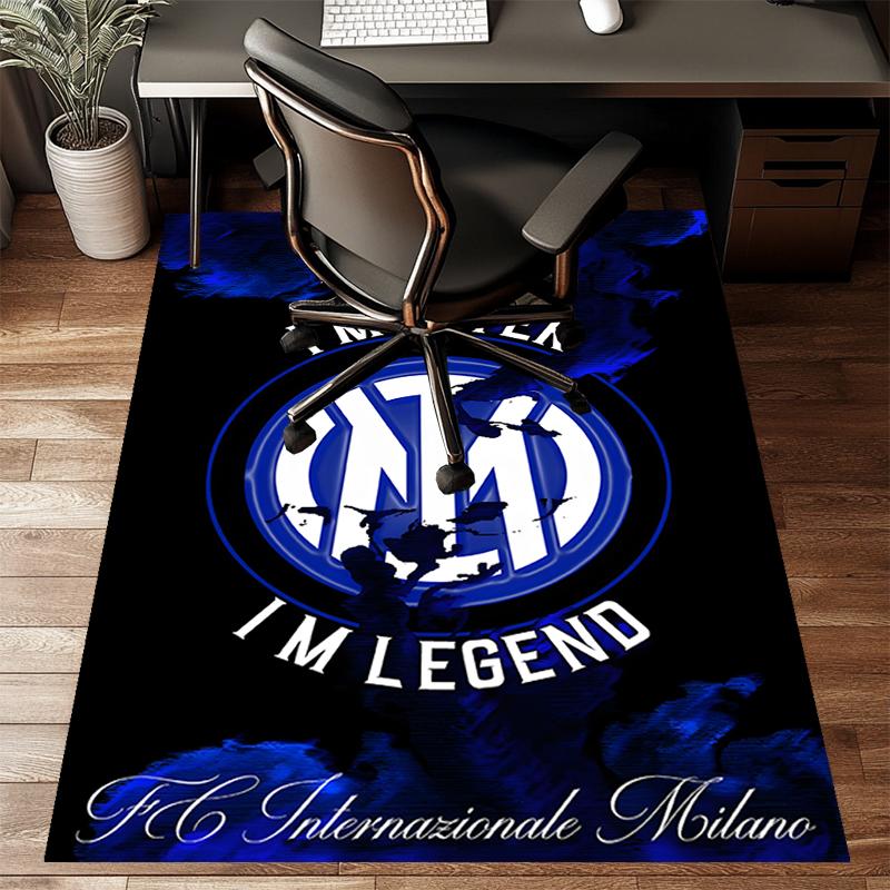 I-Internazionale Milano (11)Printed Area Rug Carpet for Bedroom Living Room Home Decor Rugs Mat Non Slip Mat Rug for Bedside