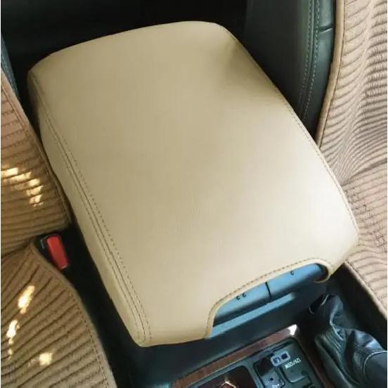 Mikrofaser-Leder Mittelarmlehnenabdeckung Für Toyota Prado 150 2010 2012 2013 2014 2015 2016 2018 - Autoinnenraum