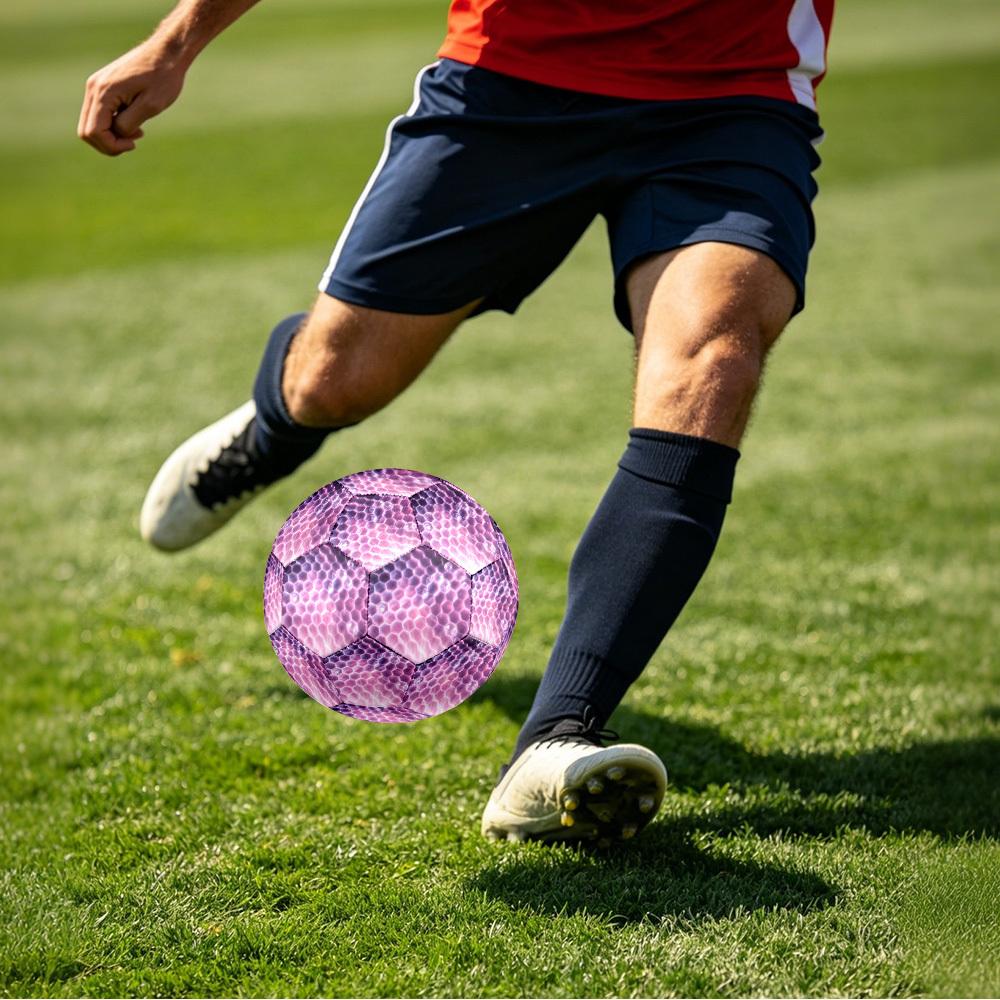 1pc Honeycomb Size 5 Soccer Ball Professional Match Training Football Indoor &Outdoor Sports Ball Lightweight Durable C6534