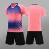 7705 Soccer Jersey Set for Boys and Girls, Summer Student Training Wear, Competition Team Uniform, Sports Jersey 3XS-5XL