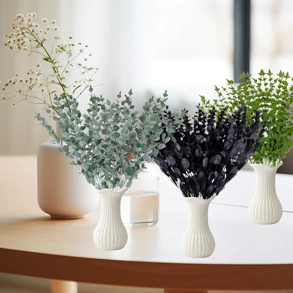 18pcs Eucalyptus Stems Artificial Eucalyptus Leaves For Wedding Home Christmas Decoration 2026 Christmas