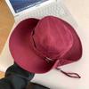 Star Pink Western Cowboy Hat Kids Summer Big Brim Sunscreen Bucket Hat Outdoor Hiking Hiking Hat