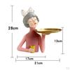 Sculpture Holding Storage Statue Desktop Decor for