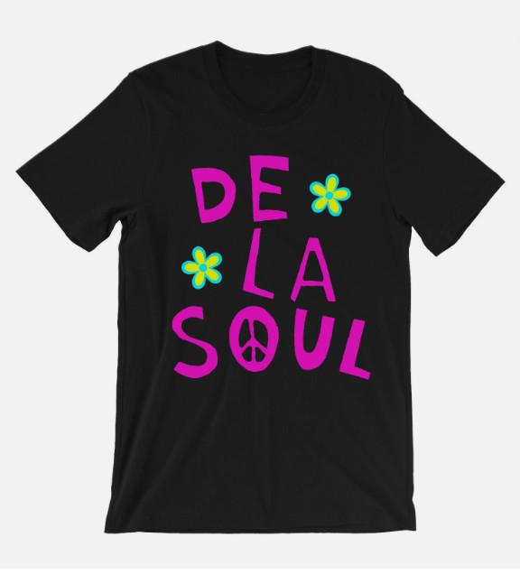 De La Soul T-Shirt - 3 Feet High and Rising Stakes Is High Me Myself and I Pink