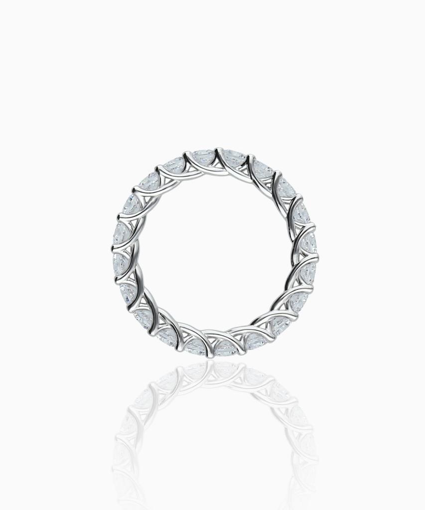 Valik [925 Silver] No. 74 Eternity Ring (Tennis Ring)