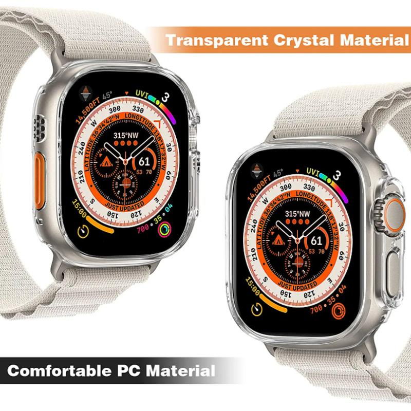 360 Grad Vollschutzhülle Für Apple Watch Ultra 49mm Displayschutzhülle Schutzschale Für iWatch Ultra 49mm TPU Stoßfängerhülle