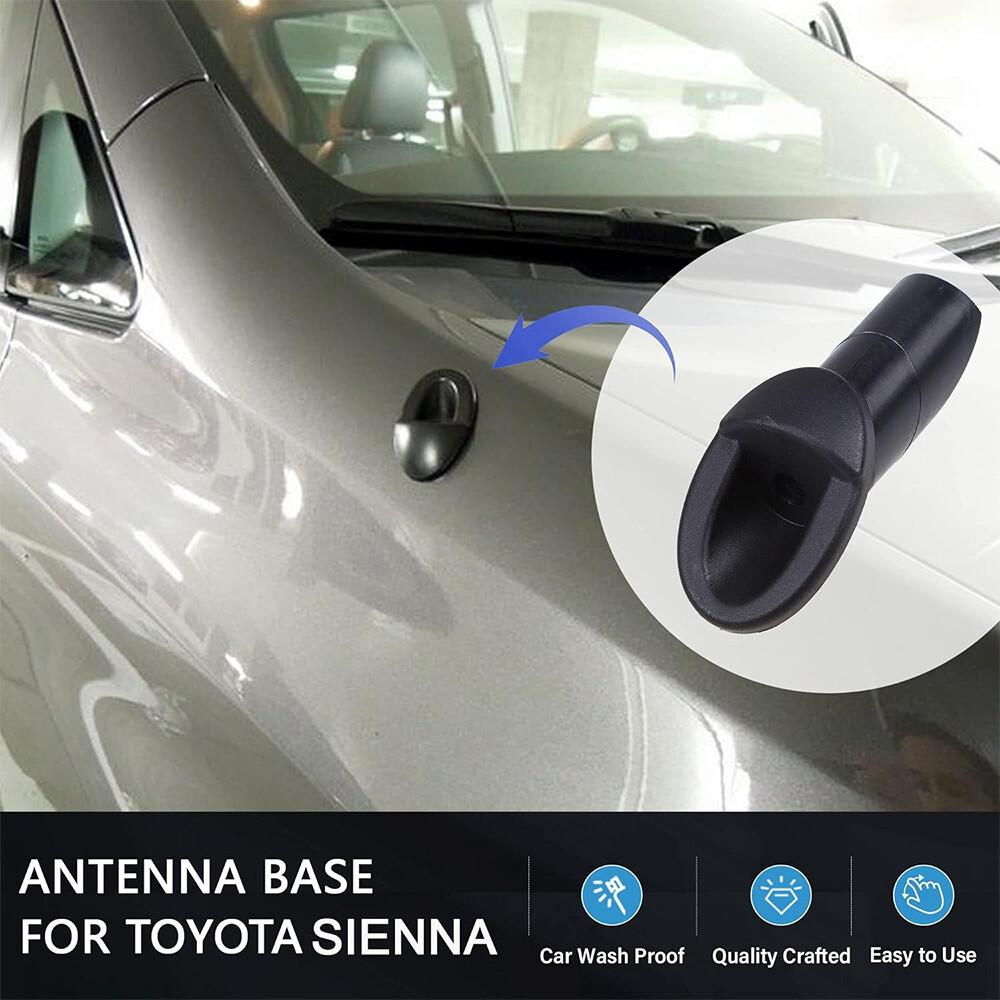 For Toyota Tundra 07-13 Antenna Bezel Ornament Manual Radio Black 86392-0C040 AM
