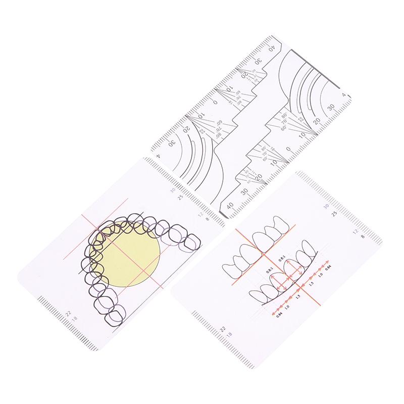 Laboratorio Odontotecnico Disegno e Allineamento Protesi Righello Dentale a T Misurazioni Simmetria Esame Strumenti Dentali Multifunzionali