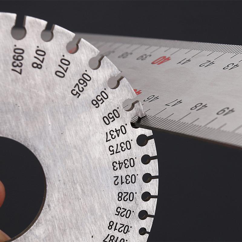 Stainless Steel Wire Metal Sheet Thickness Gauge and Dual Sided Sheet Gauge