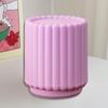 Small Press Top Desktop Trash Can Versatile PP Material 4.9x5.9inch for Office Organization Accessory Waste Bin Sunflower Design