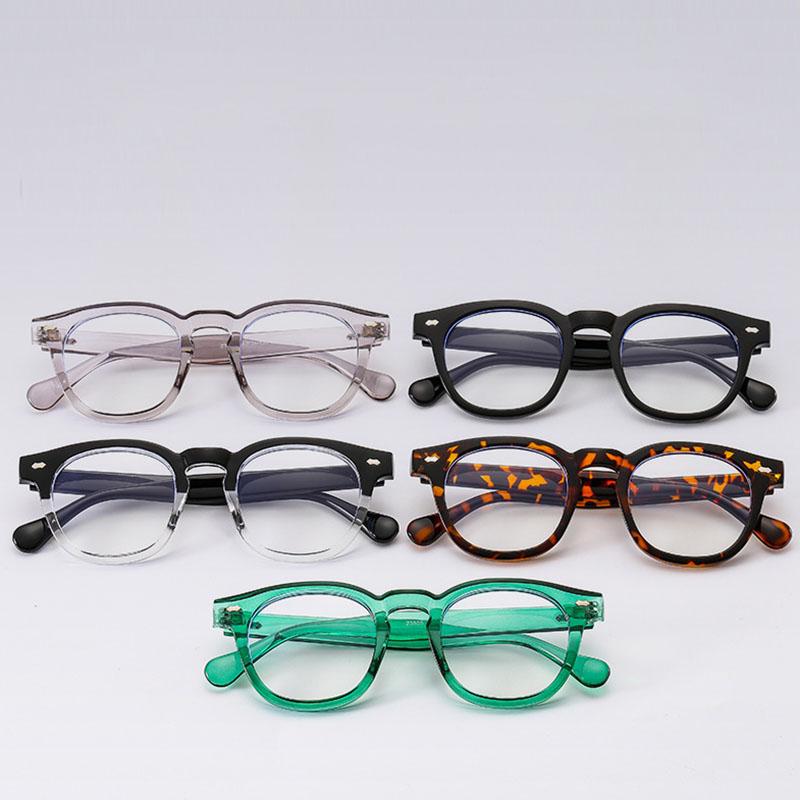 Vintage Kleine Runde Brille Herren Damen Nieten Brille Kurzsichtigkeit Korrektionsbrille -1.0 -1.5 -2.0 -2.5 -3.0 -3.5 -4.0 -6.0