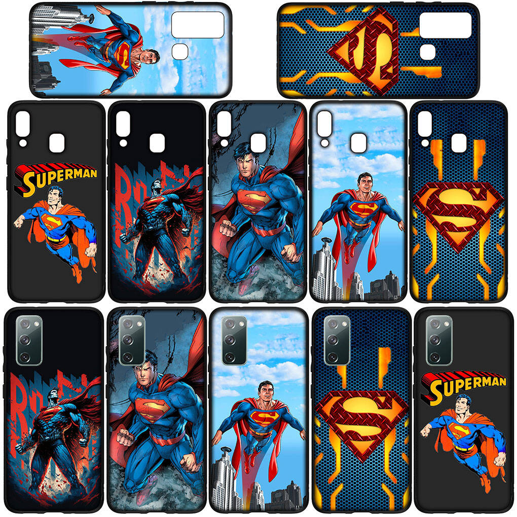 for Samsung Galaxy S25 S24 S23 S22 Ultra FE Plus A17 A37 A57 A56 A55 A06 A16 A15 A36 A26 A35 A05 A25 A54 Phone Case Poster Super Hero Supermans Man