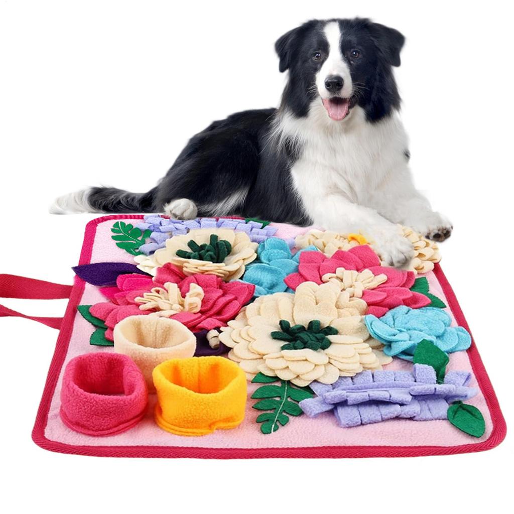 Snuffle Mat For Puppies Folding Non-Slip Interactive Feeder Lick Pad Puppy Snuffle Mat For Training Feeding Licking Sniffing