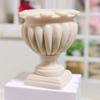 1:12 Vaso da Fiori Miniatura per Casa delle Bambole Colonna Romana Mini Colonna di Fiori Vasi da Fiori Giardino Esterno Piante in Vaso Modello Decor Giocattolo