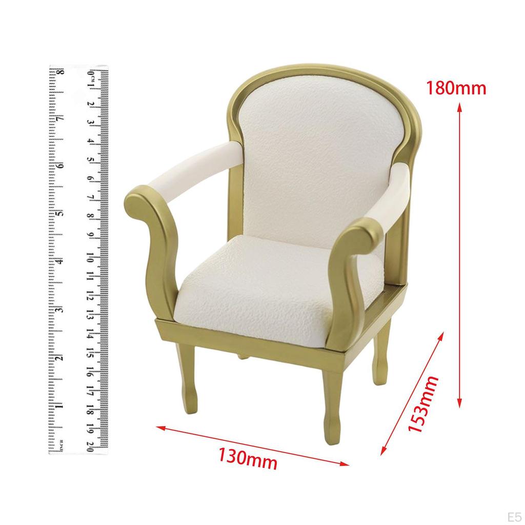 1/6 Scale Dolls Accessories Sofa Cushions Armchair Furniture Gift for Girls and Women Miniature