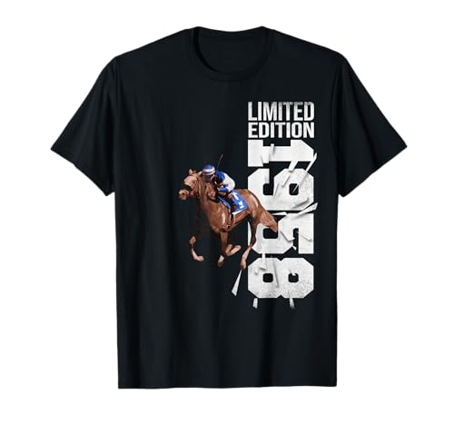 Horse Racing Jockey 1958 Birthday Horse T-Shirt