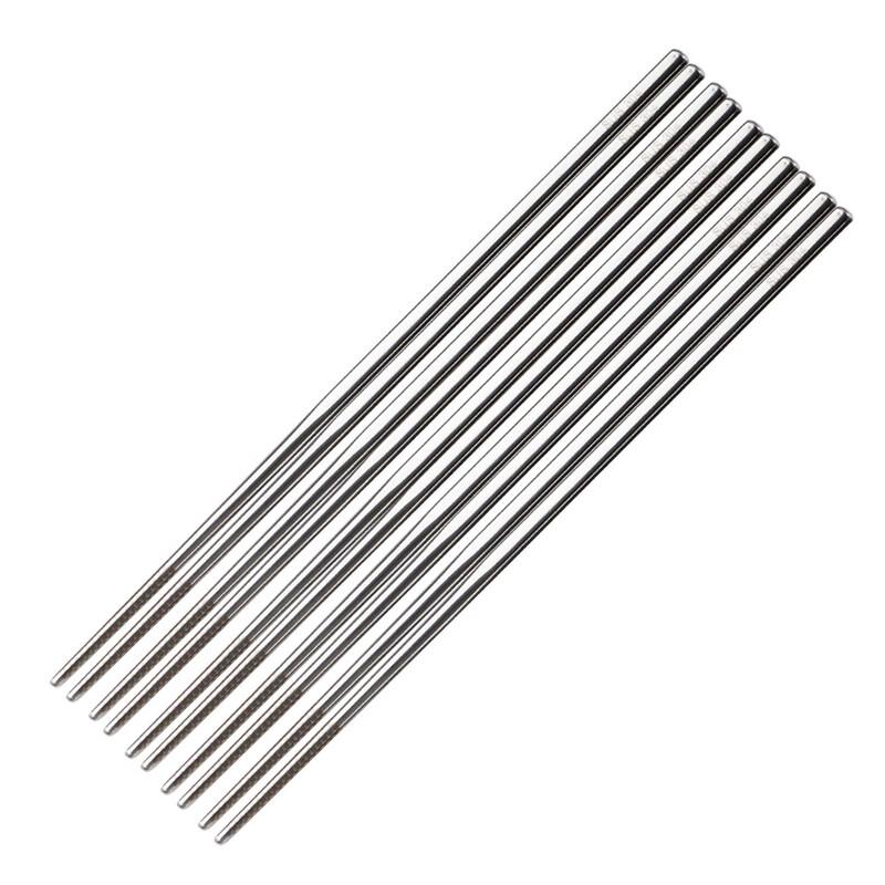 Four Seasons Fireworks 304 Stainless Steel Chopsticks (5-Pair Set)