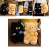 Adorable Creative Pull String Cat Bear Plush Toy Perfect For Girls And Friends Gift