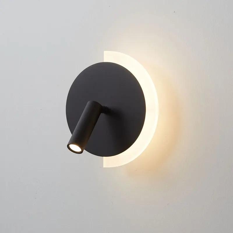 Modern Simple LED Wall Lamp Spotlights Living Room Dining Room Corridor Crossing Lamp Bedroom Bedside Reading Lighting