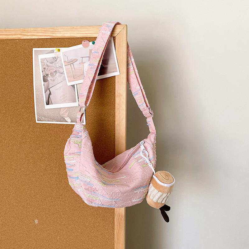 Chic And Fashionable Shoulder Dumpling Bag With Durable Composite Material For Trendsetters