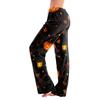 Women's Loose Fit Casual Lounge Pants Halloween Pattern Elastic Waistband Comfortable Fit Relaxed Style Full Length Bottoms