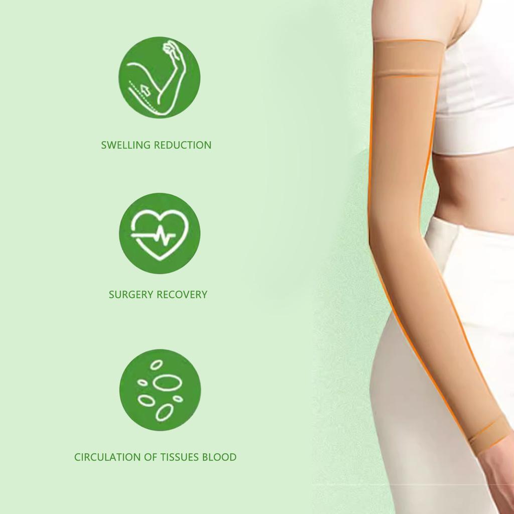 Arm Compression Sleeve High Elasticity Lightweight Breathable Upper Limb Arm Sleeve for Sports High Elasticity Arm Sleeve