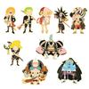 2-12pcs One Piece Metal Enamel Pins Anime Cartoon Brooches Luffy Zoro Sanji Chopper Badges For Clothing Bag Hat Accessory Gifts Kid Friendly