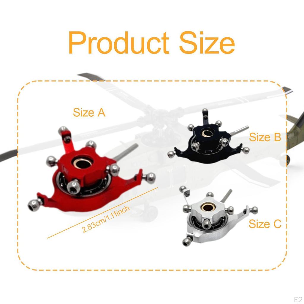 RC Helicopter Swashplate Aircraft Spare Part Easy Installed DIY Repairing Cross Plate, Upgrade