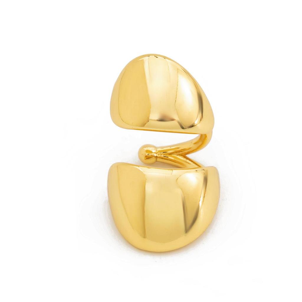 Retro Comma Teardrop Punk Dangle Ear Clip Earring - Minimalist European & American Design