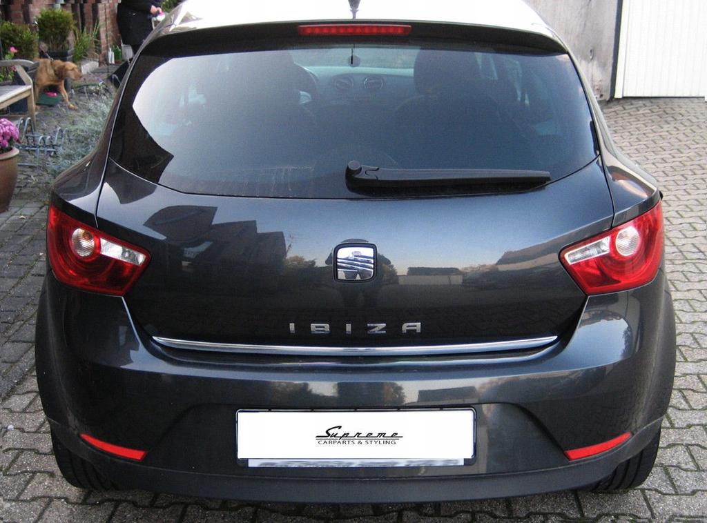 Listwa Chromowana Na Klapę Bagażnika Do Seat Ibiza V 6J 6P5 6P1 - Elegancki Akcent Tuningowy
