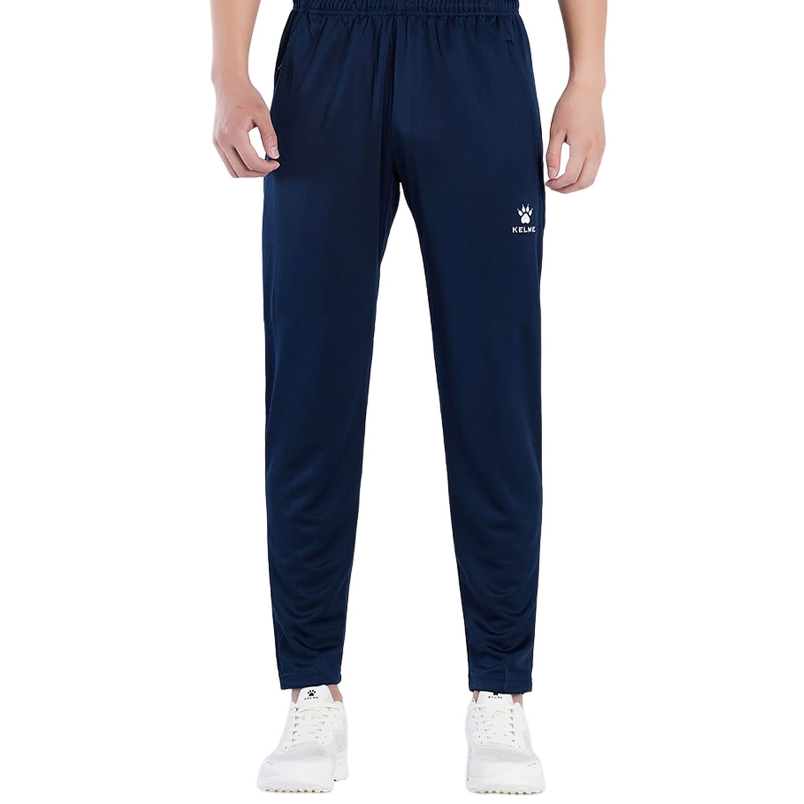 

Kelme Sweatpants, Running Jogger Pants, Outdoor Long Pants, Slim Fit, Active Fitness (Navy Blue, XL)