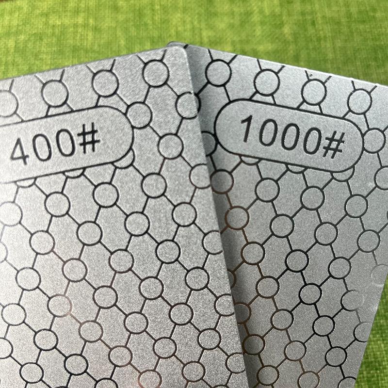 Diamond Sharpening Stone Knife sharpener 151*63mm Ultra-thin Honeycomb Surface Knife Whetstone Kitchen Grinding Tool