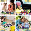 Placă Senzorială Busy Board Montessori Jucării de Învățare Pentru Copii Mici Jucărie Senzorială Pliabilă Placă de Activități pentru Copii Mici-Educațional Învață
