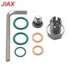 M14x1.5 Stainless Steel Self-Tapping Oil Pan Thread Repair Kit with Magnetic Oversized Drain Plug O Ring Car Oil Pan Oil Drain Plugs 3