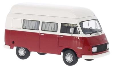 Premium ClassiXXs Hanomag F25 Camper Fertigprodukt 1/43 Rot/Weiß