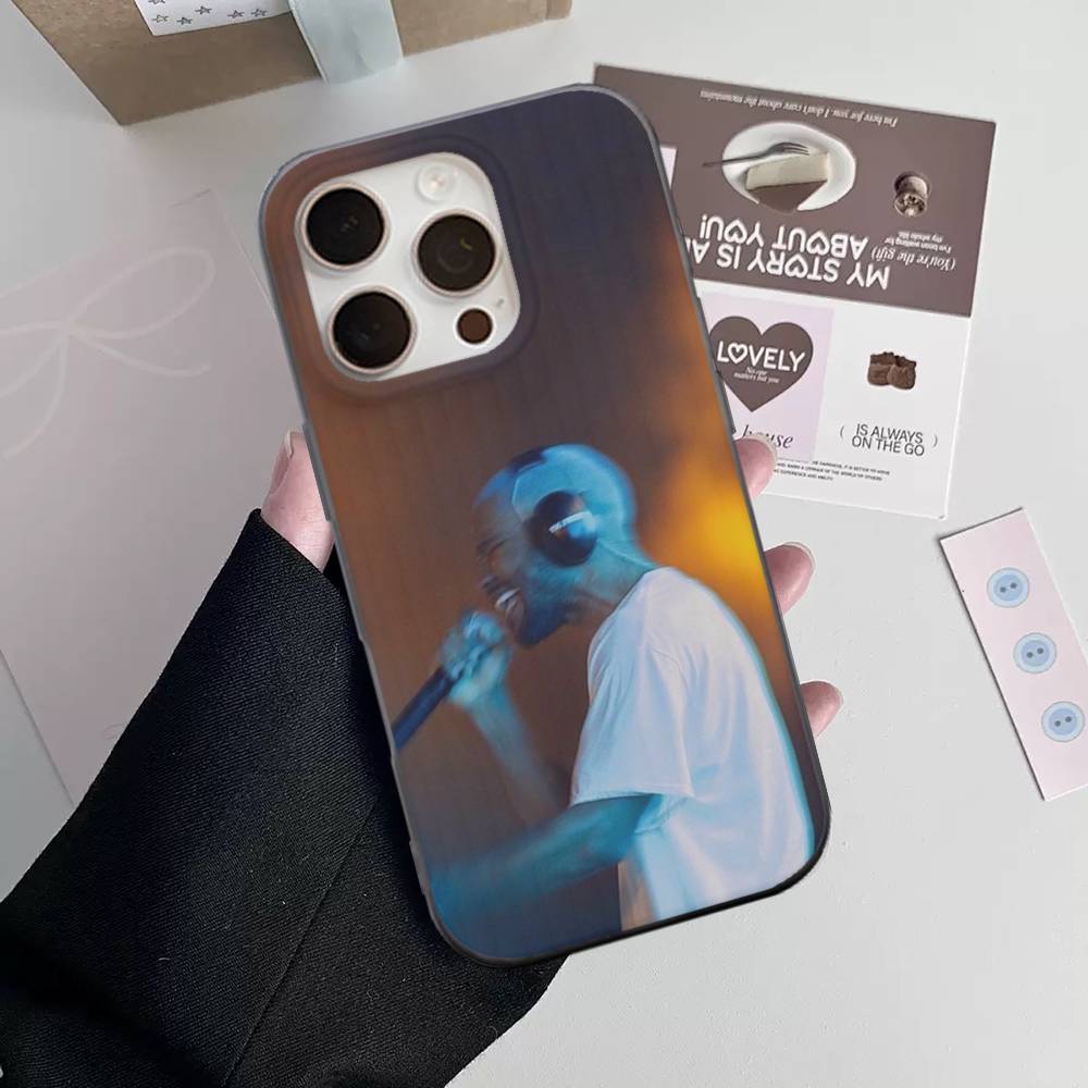 Singer Frank Blonde Oceans Hot For Phone 17 16 15 14 13 12 11 Pro Max Plus Pro Air Phone Case Corrugated Stripe Back Cover