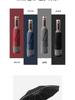 Erkek Üç Katlı Otomatik Vinil Şemsiye: Çift Yönlü, Geri Tepme Önleyici, Güneş ve Yağmur Korumalı