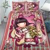 Santoro Gorjuss Anime Bella Ragazza Set Biancheria da Letto Camera da Letto Morbido Moderno Copriletto Copripiumino CopertaFedera