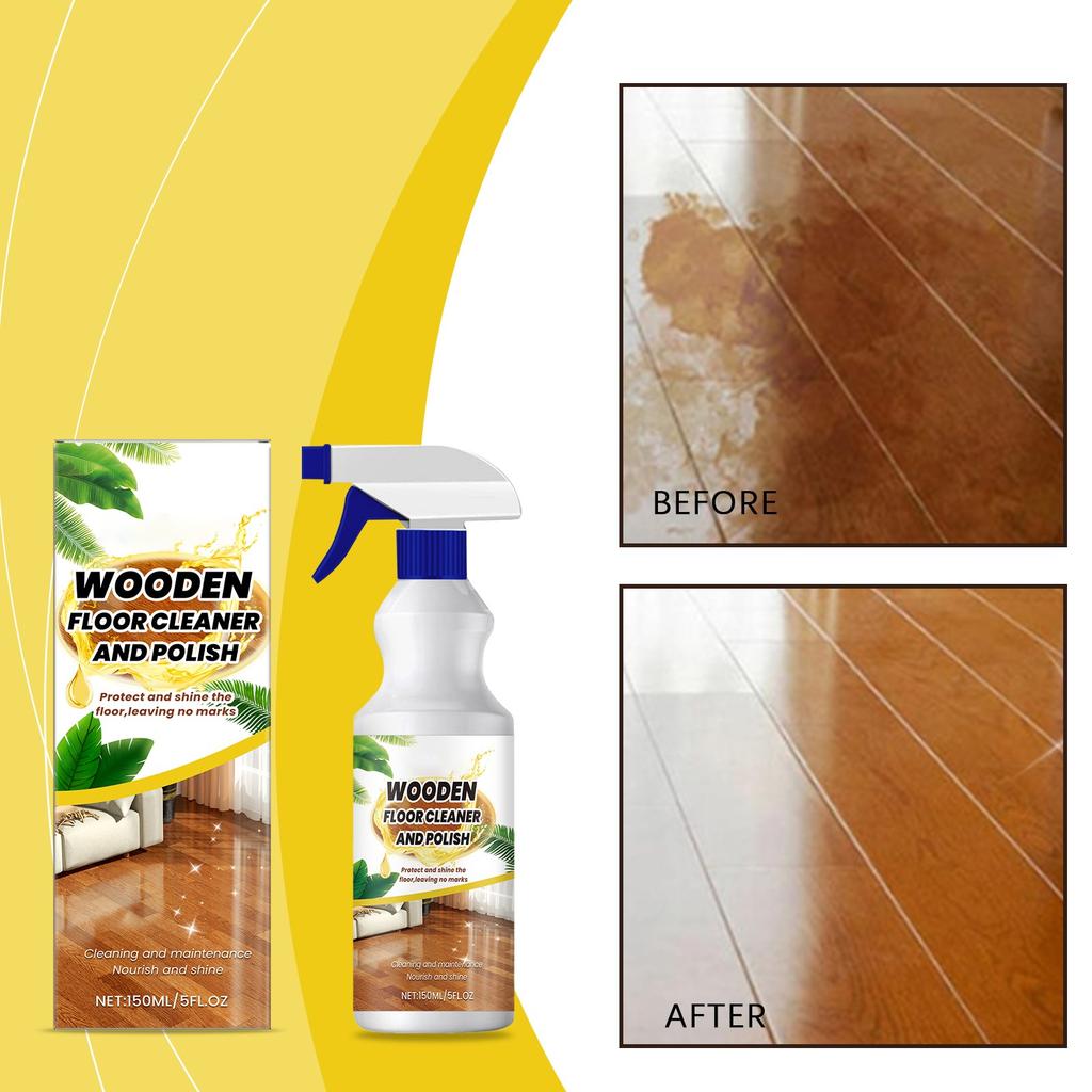 Wood Floor Care Oil, Two-in-one Cleaner And Polisher, Beeswax Fills The Wood's Microporous Structure ,Universal For Home/commercial Space(150ml)