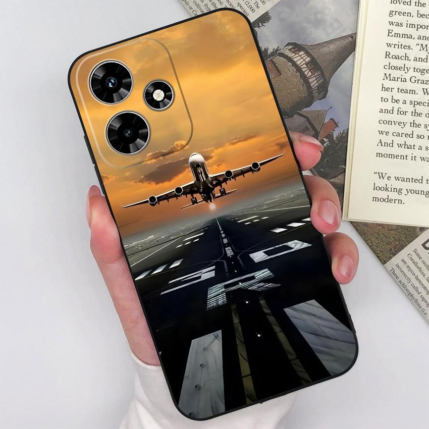 For Infinix Hot 30 20 12 11 Play 30i 20i 20S 12i 11S Phone Covers Cute Couple Piggy Patterns Matte Silicone Fashion Cases For Infinix Cellphone Caisng