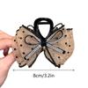 Trendy Women Lace Bow Hairpin Korean Version Of Butterfly Satin Elegant Hair Clips Girls Hair Ponytail Ponytail Clip Accessories