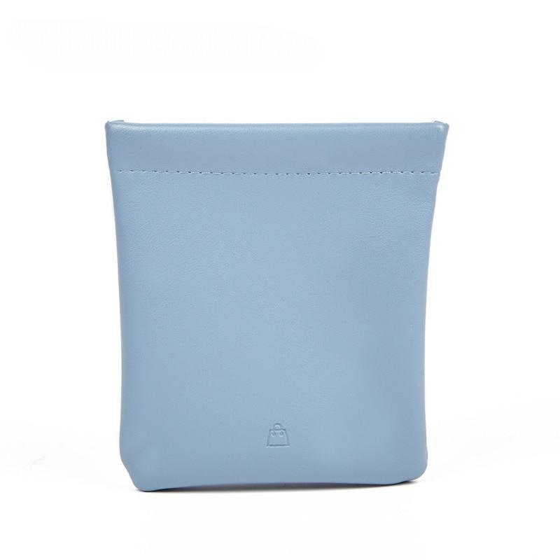 Clutch Mini Lipstick Kosmetikväska Godisfärg PU Läder Förvaringsväska Tampon Sanitetsdyna Påse Smyckesnyckel Hörlurar Organizer