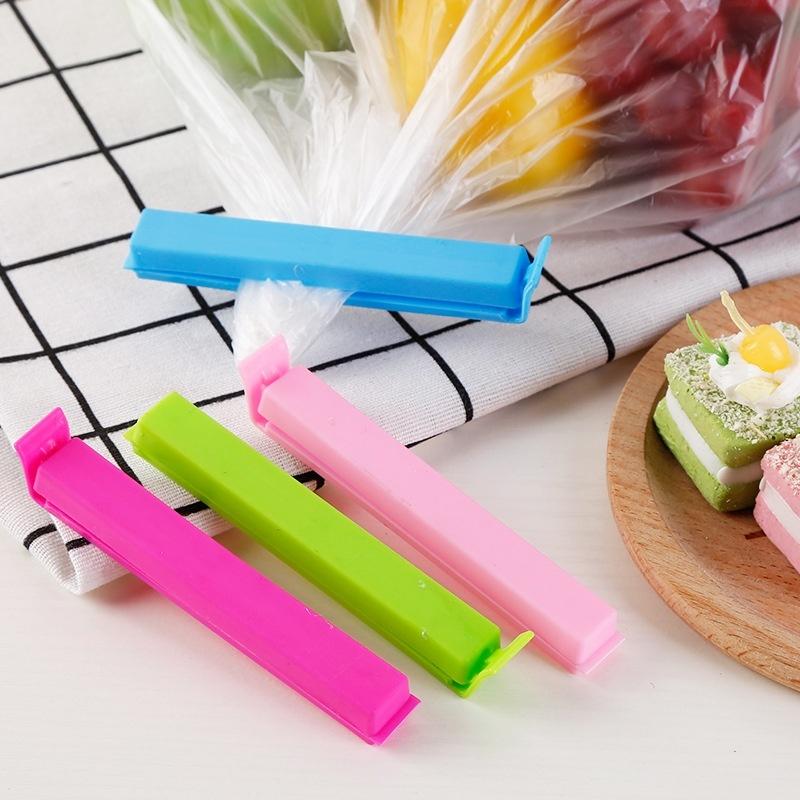 10pc Food Sealing Clip Home Kitchen Food Snack Sealing Pocket Clip Food Freshness Plastic Moisture-proof Leak-proof Sealing Tool