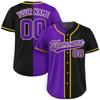Individuelles geteiltes Baseballtrikot Personalisierter Teamname Nummer Herren Damen Jugend Softball Knopfleiste Uniform Atmungsaktive Geschenk-T-Shirts
